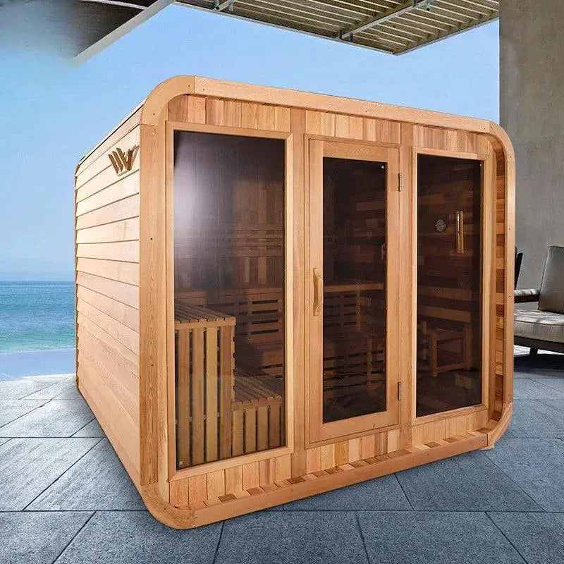Luxury Outdoor Steam Sauna for Home Wellness Backyard Spa
