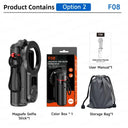 Magnetic Mini Selfie Stick Tripod for Cellphone with Extension Rod Wireless Remote, Fill Light Option, for Smartphone Vlog Shoot