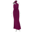 Elegant Evening Gown for Halter Neck