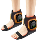 Rechargeable Air Compression Ankle Massager with Heat 3 Modes 4 Levels Heated Foot Wrap Pneumatic Ankle Foot Muscle Relaxer