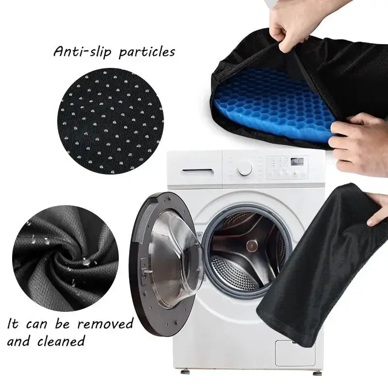 Gel Seat Cushion Breathable Honeycomb Design For Pain Relief - OurLum.com