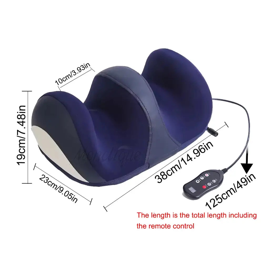 Upgraded Super Big Electric Leg Massager Smart Heating Foot Machines Hot Compression Shiatsu Kneading Roller Calf Muscle Relax