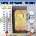 Portable Sauna Box Indoor Foldable Steam Tent Saunas