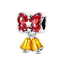 Silver Charm Pendant Christmas Stocking