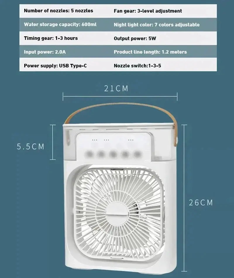 Three-In-One Portable Fan AC - Home — product view 13