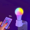 Smart RGB LED Bulb - Dimmable Remote Control