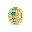 Charm Bead Pendent Silver Gold