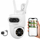 Smart Outdoor IP Camera for Home Security Tracking
