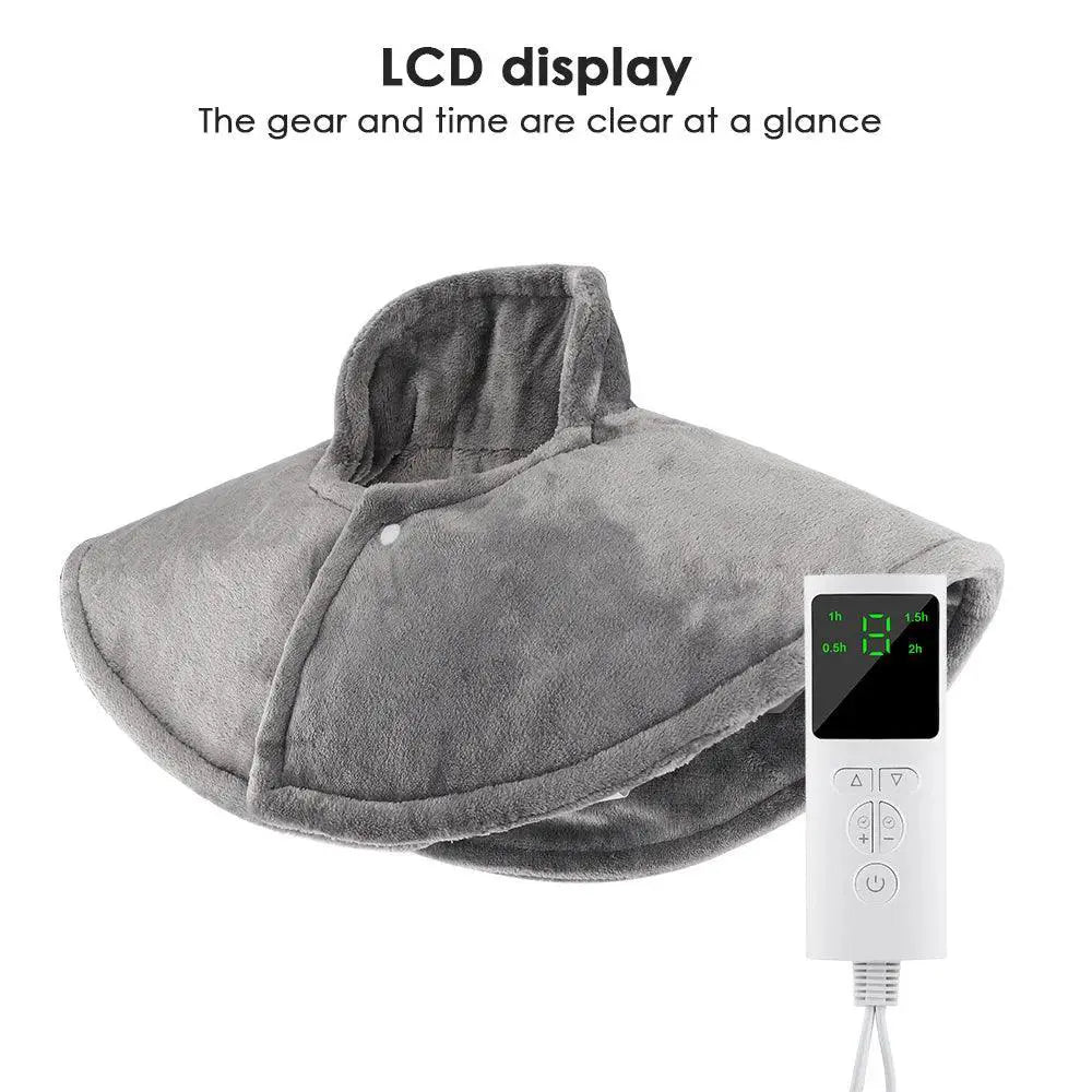 Neck and Back Massager Heating Pad for Therapy Relief