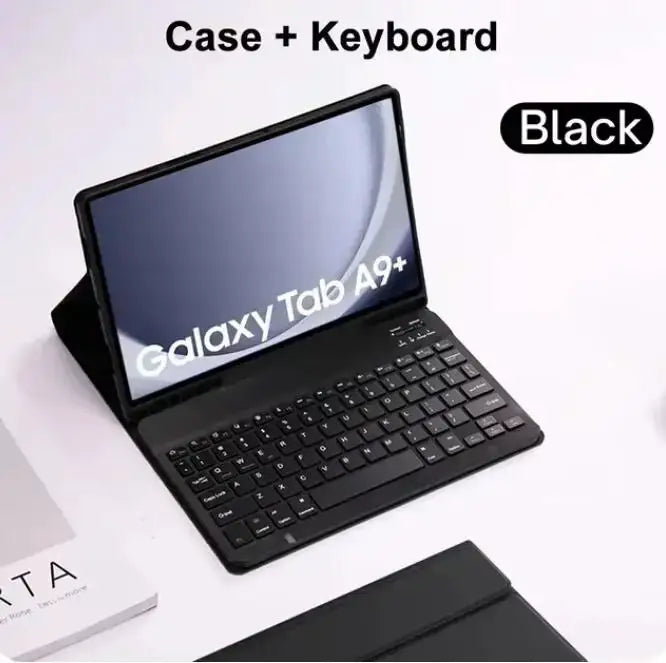Samsung Tab Plus Keyboard Case - Shockproof - black 3 Russian Keyboard product image