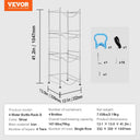 Tier Water Bottle Rack Black