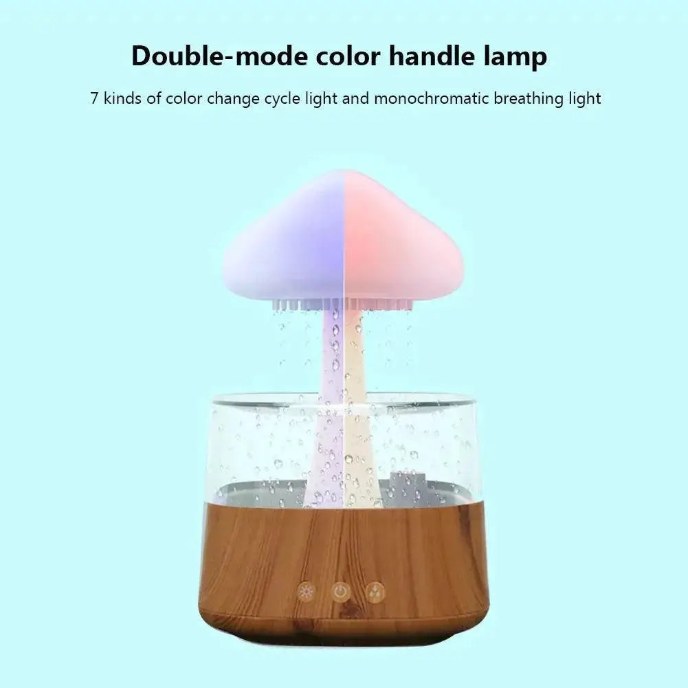 Mushroom Rain Cloud Humidifier for Serenity and Comfort