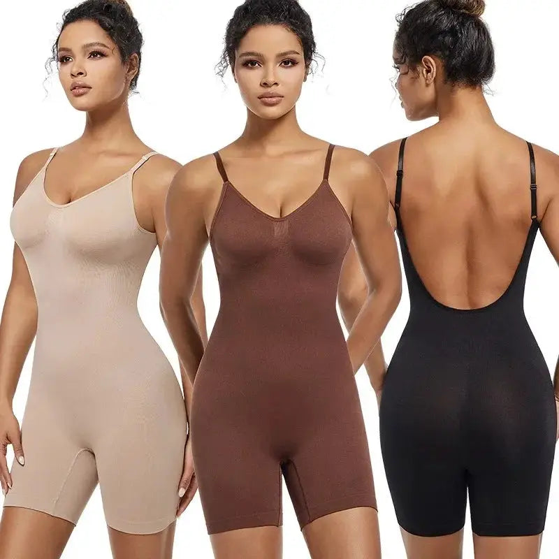 Seamless Backless Push Up Bodysuit For Ultimate Curves