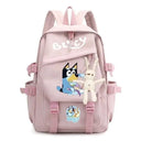 Adorable Bluey Waterproof Backpack for Kids Lightweight Design
