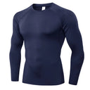 Men's Compression Shirts Long Sleeve Workout Gym T-Shirt