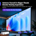 Magcubic Projector Home Projector Ultra Short Throw ANSI Auto