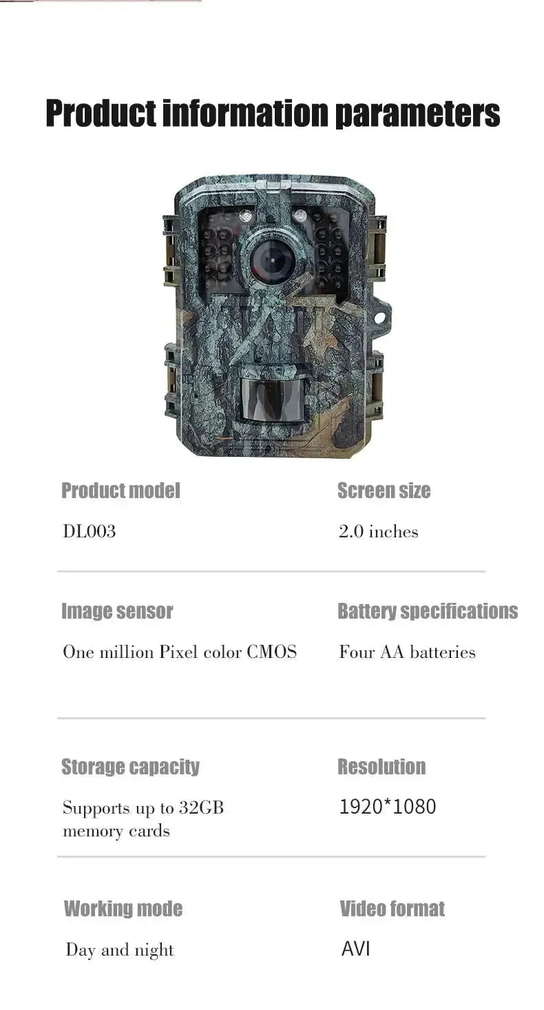 Night Vision Trail Camera for Hunters — product view 18