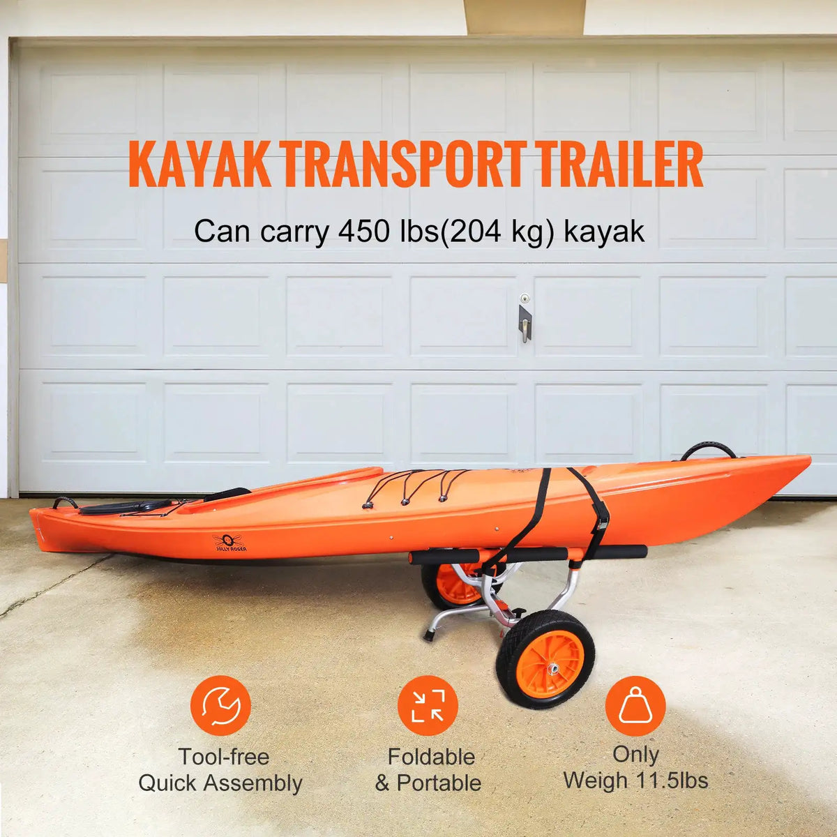 Heavy Duty Kayak Transport Cart — product image 2