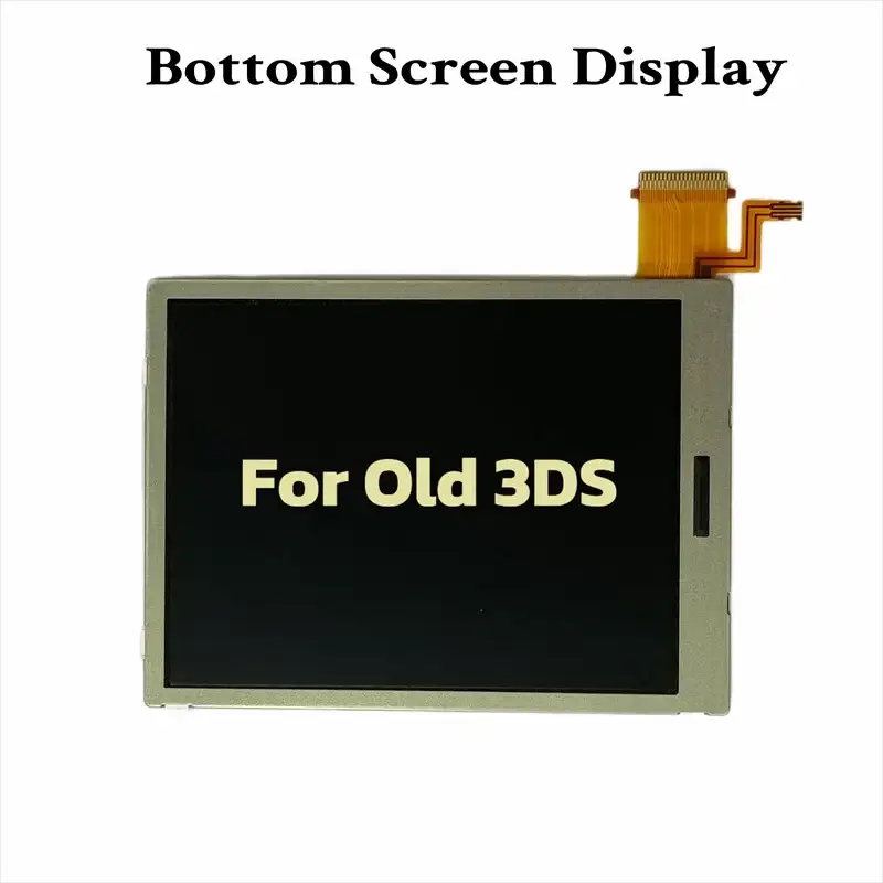 Original New for Nintendo Old 3DS / 3DSXL / 3DSLL Bottom Lower Down Lcd Display Screen Touch Screen Panel Digitizer Glass Repair