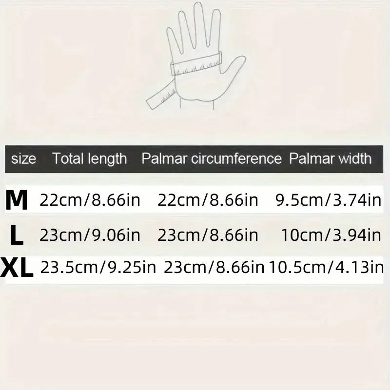 Winter Gloves For Men Waterproof Windproof Touchscreen