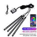 Rgb Car Ambient Foot Strip - App Music