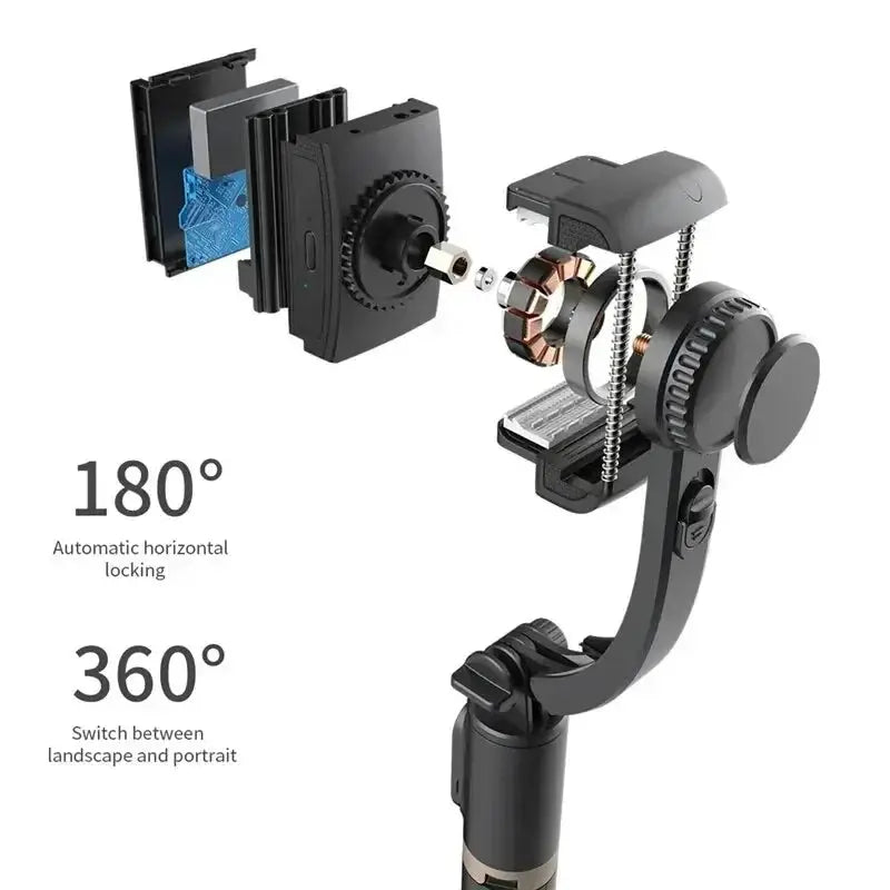 Q08 Mobile Holder Stabilizer Bluetooth Selfie Stick Gimbal
