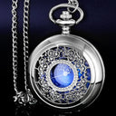 Pocket Watch: Elegant Vintage Starry Sky Watch Necklace Gift