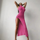 Flattering Orange Midi Dress for Women