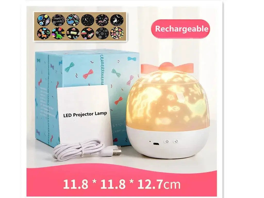 Celestial Magic Projector Lamp Starry Night Light Decor