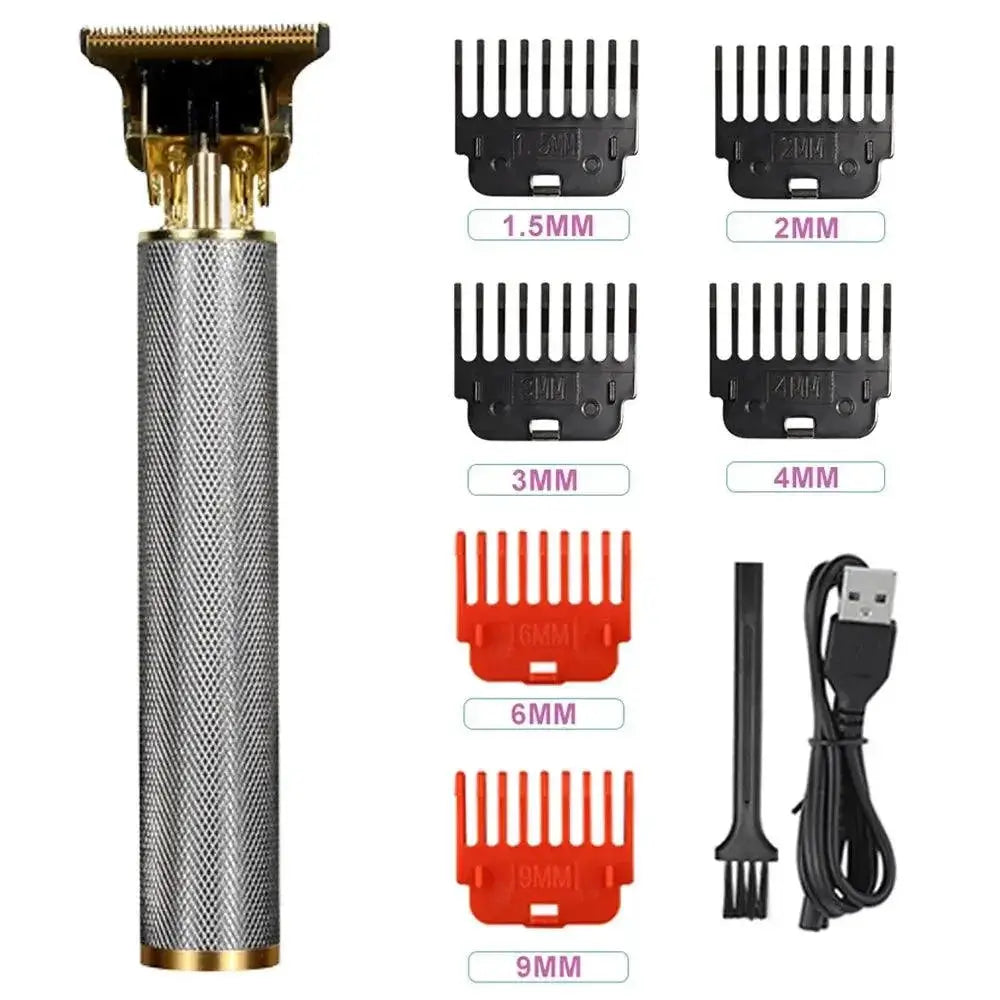 Metal Vintage Electric Hair Clipper Precision Cutting