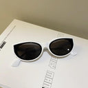 Vintage Cat Eye Sunglasses for Women Stylish Oval Shades