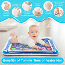 Water Play Mat for Babies Boosts Sensory