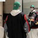 Vintage Letter Heavy Industry Loose Embroidered Uniform