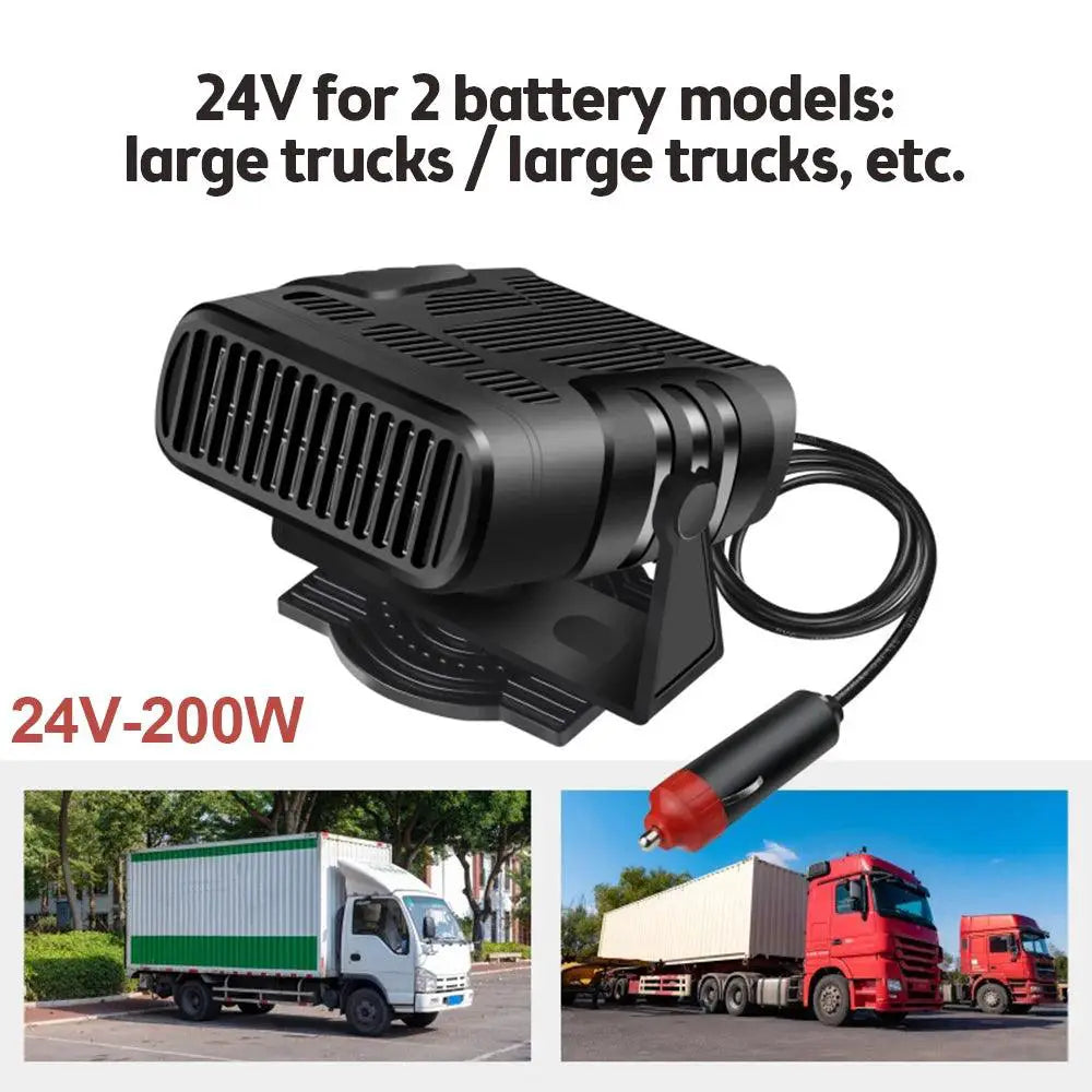 12/24V Car Heater Fan Auto Windshield Fast Heating Defrost - OurLum.com