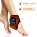 Cordless Heating Ankle Wrist Brace Vibration Massager Electric Hot Compress Massage Ankle Guard Wristband Hand Foot Protector