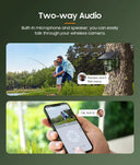Outdoor PTZ Camera for Homes 4MP Clarity