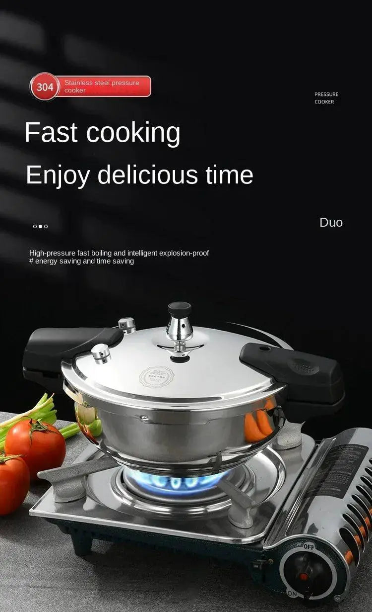 Induction Compatible Pressure Cooker Pot 18cm Stainless