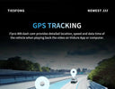 Smart Dash Cam for Drivers with GPS and WiFi 4K HD