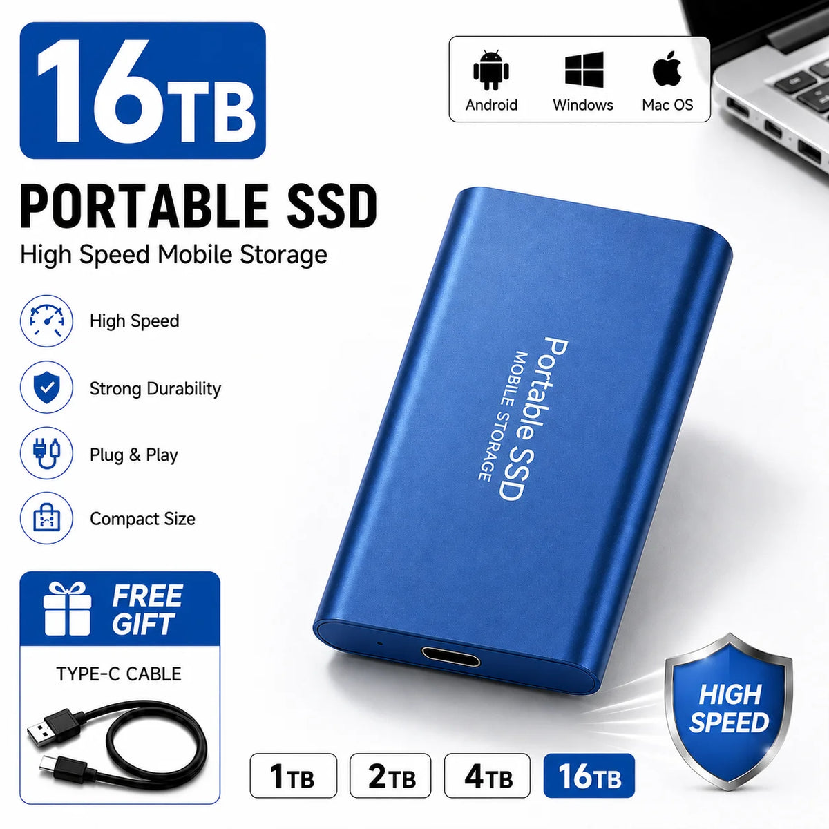 USB Laptop Portable SSD