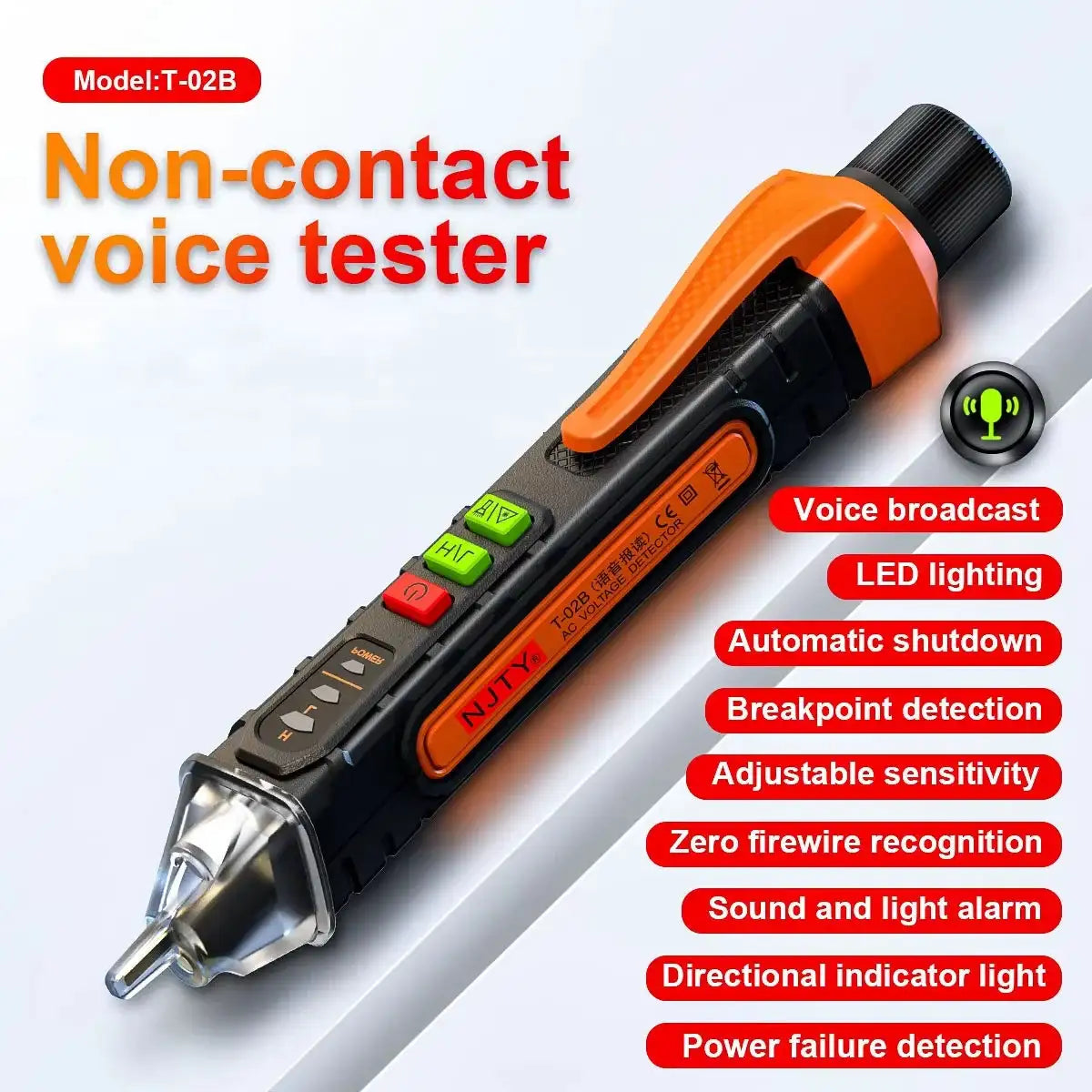 3266TA 3266TD True RMS Digital Clamp Meter T02A 12 1000V Non Contact Voltage Tester Pen Kit AC DC Multimeter NCV Wire Detector