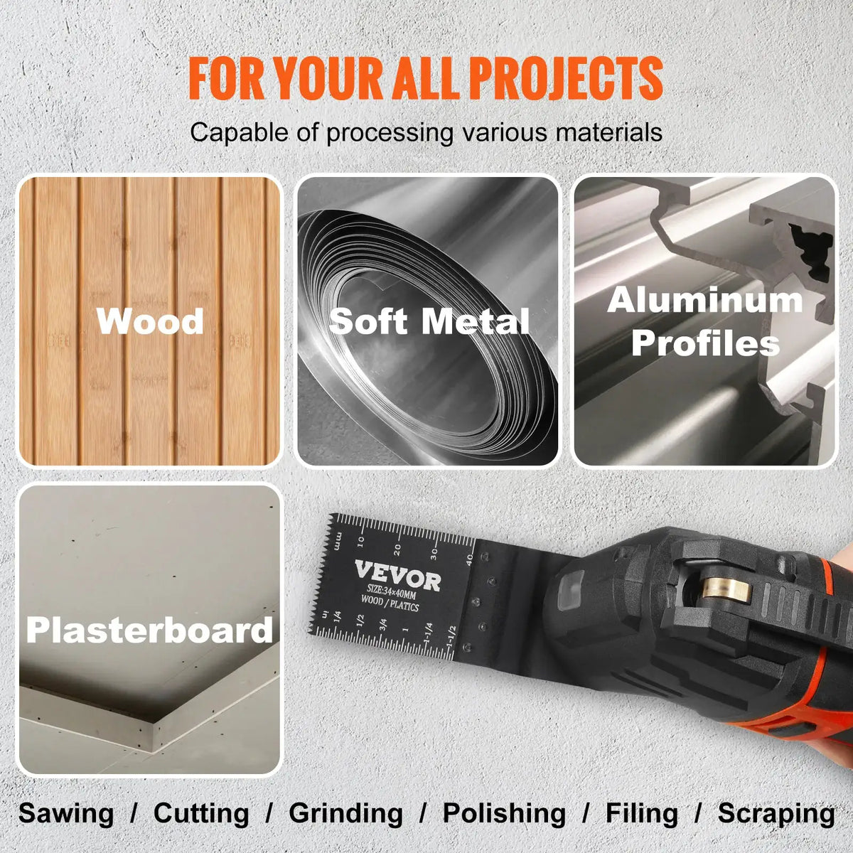 Pack Oscillating Saw Blades — product view 6