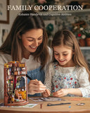 Robotime Silent Corner DIY Book Nook Kit