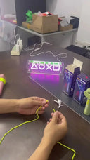 String Rope Glow in The Dark Launcher Portable Stress Relief Toy