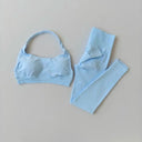 Seamless Yoga Set Women Breathable High Waist