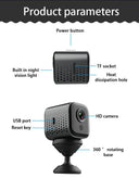 HD Mini Wireless WiFi Infrared Night Camera Home Indoor Wireless Remote Monitoring Camera Remote Network Portable Security Camer
