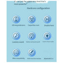 Portable Bluetooth 5.3 Speaker System With 2 Wireless Microphones