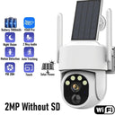Solar-Powered Outdoor Security Camera Advanced Surveillance Tech