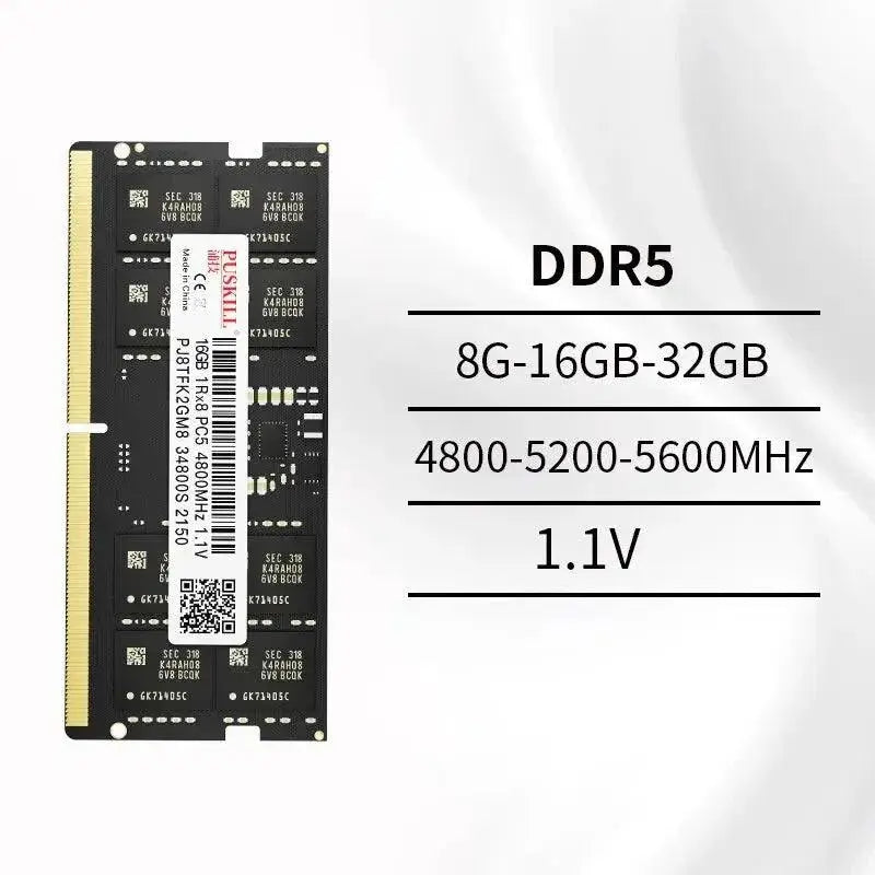 PUSKILL DDR5 Laptop Memory for Lightning Fast Notebooks