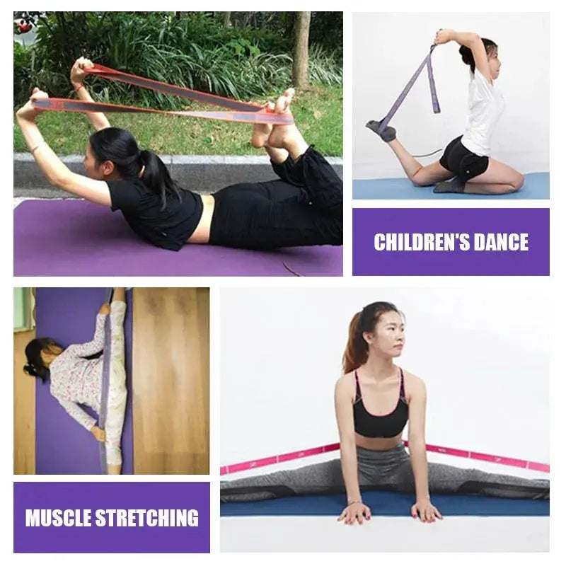 Segmented Yoga Resistance Bands for Adults and Children