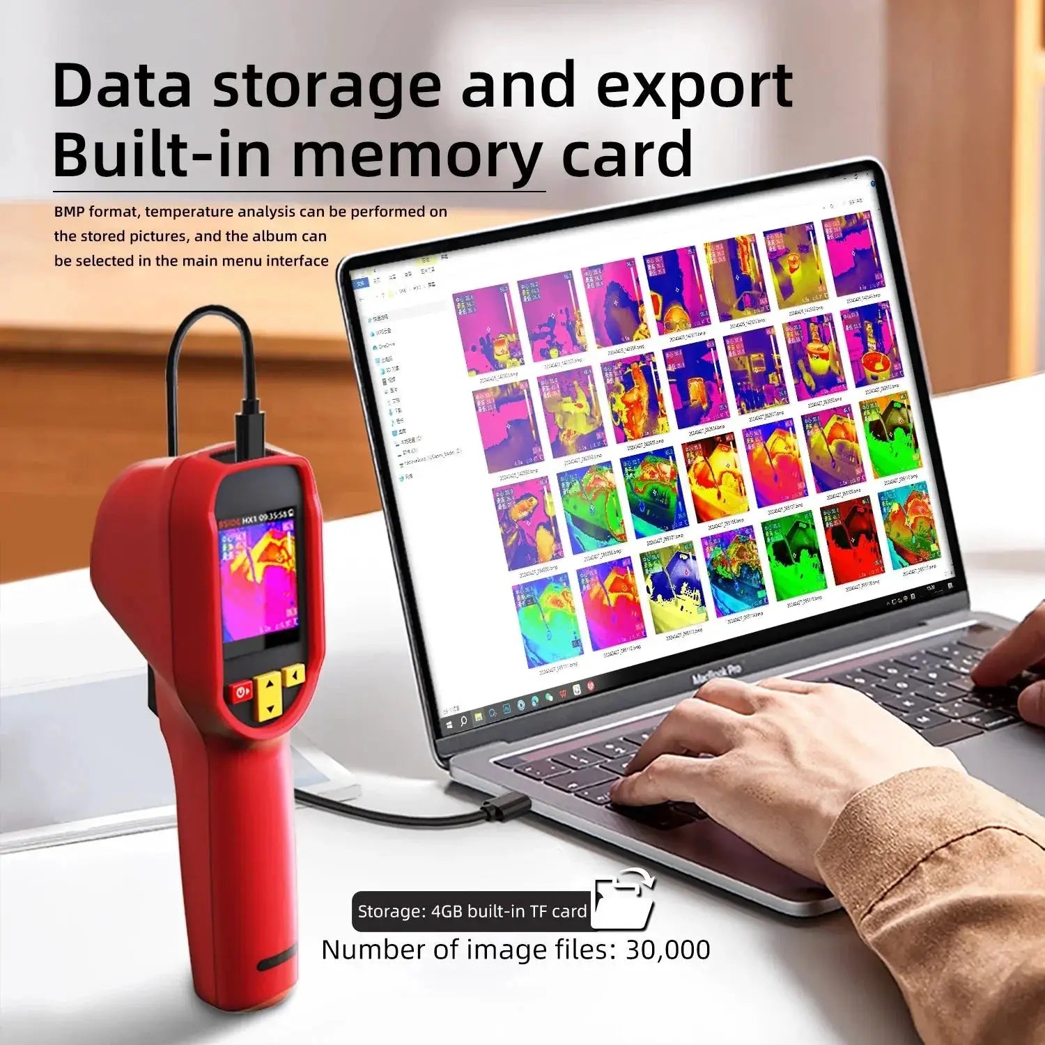 BSIDE HX1 Handheld Thermal Imaging Camera - 240x240 IR for PCB and Automotive - stepyours.com